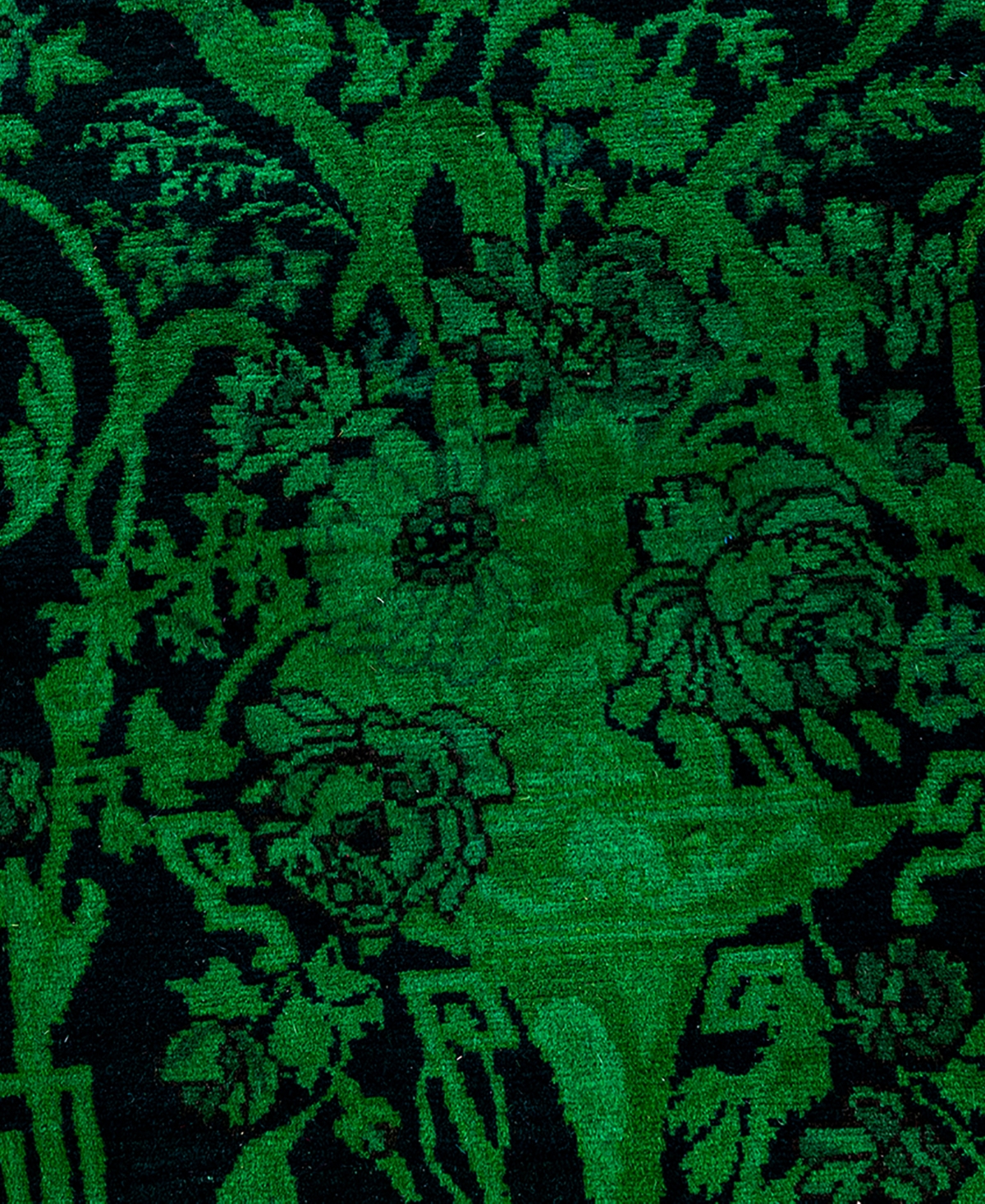 Adorn Hand Woven Rugs Fine Vibrance M1159 2'7"x9' Runner Area Rug In Green