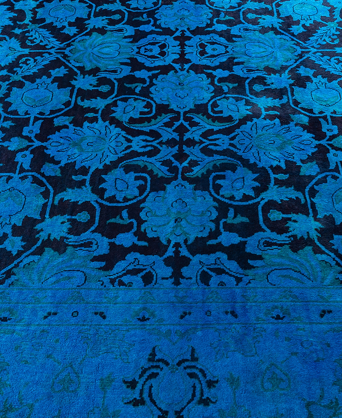 Adorn Hand Woven Rugs Fine Vibrance M1344 8'2"x10'4" Area Rug In Blue