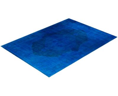 Adorn Hand Woven Rugs Fine Vibrance M1442 Rug Collection In Blue