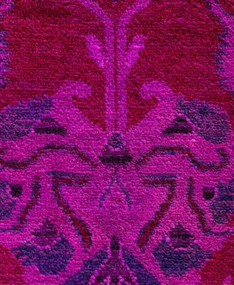 Adorn Hand Woven Rugs Fine Vibrance M1449 Rug Collection In Pink