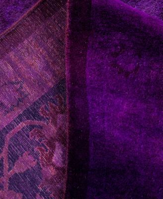 Adorn Hand Woven Rugs Fine Vibrance M1278 Rug Collection In Purple