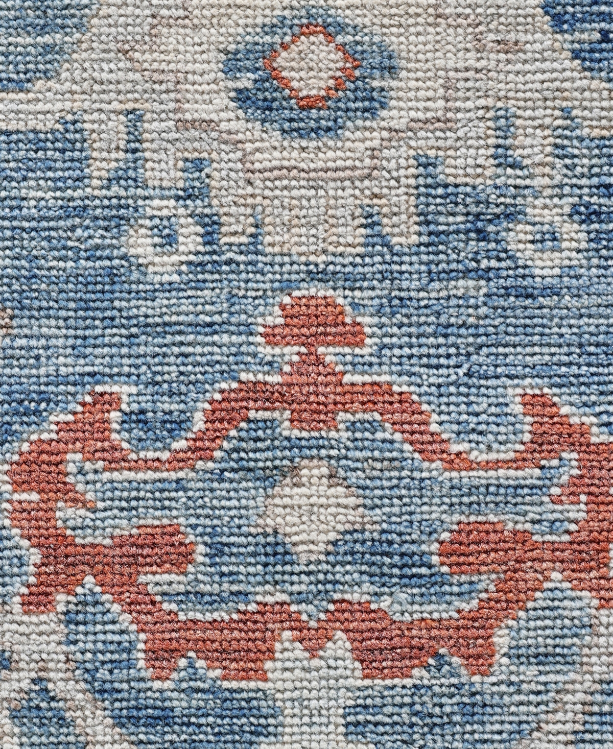 Adorn Hand Woven Rugs Colorful Oushak M0103-41 8'10"x12'1" Area Rug In Blue