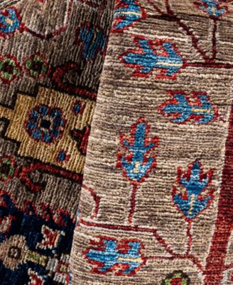 Adorn Hand Woven Rugs Serapi M0103 56 Rug Collection In Brown
