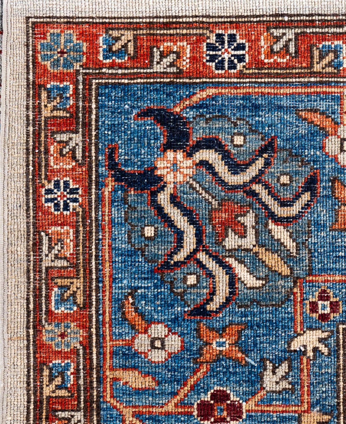 Adorn Hand Woven Rugs Serapi M0103-105 9'2"x11'11" Area Rug In Gray