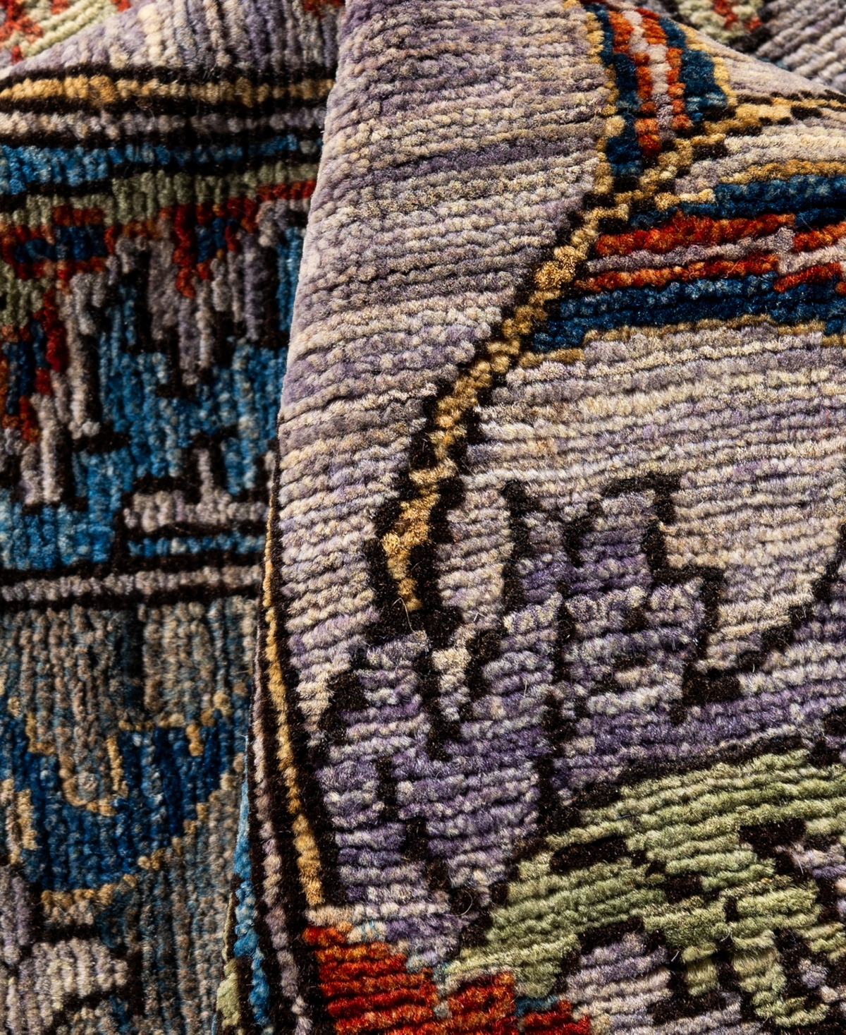 Adorn Hand Woven Rugs Serapi M0103-108 9'1"x11'9" Area Rug In Purple