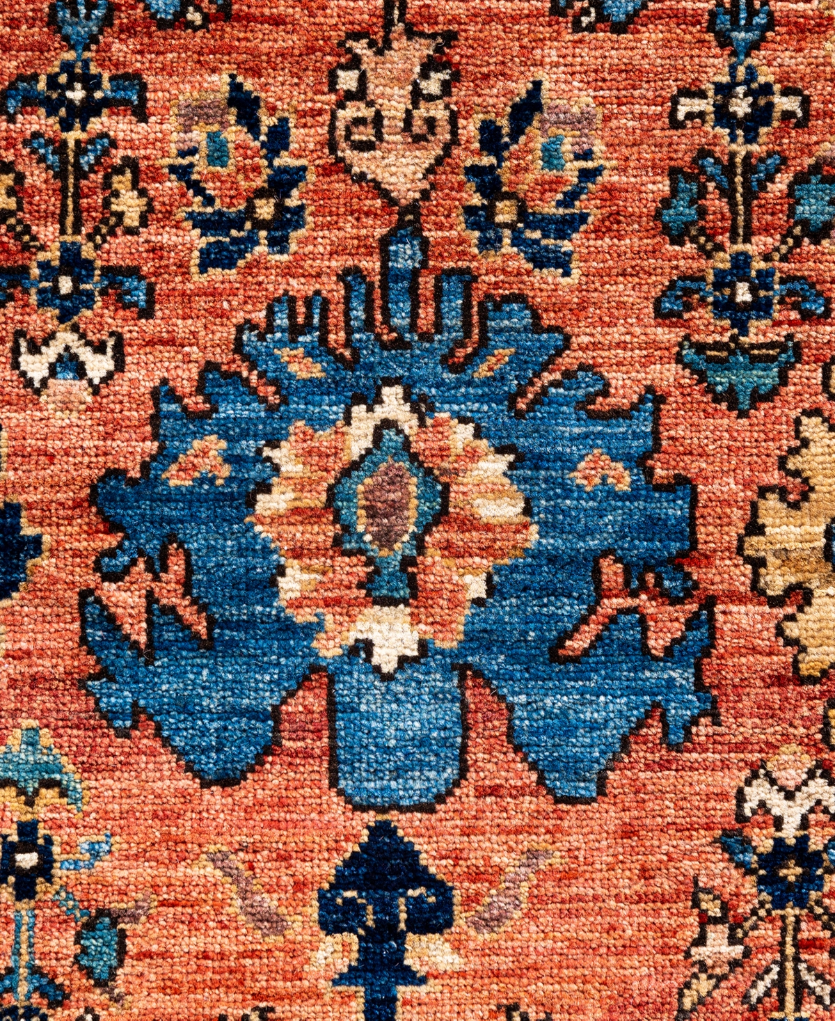 Adorn Hand Woven Rugs Serapi M0103-127 9'x11'9" Area Rug In Orange