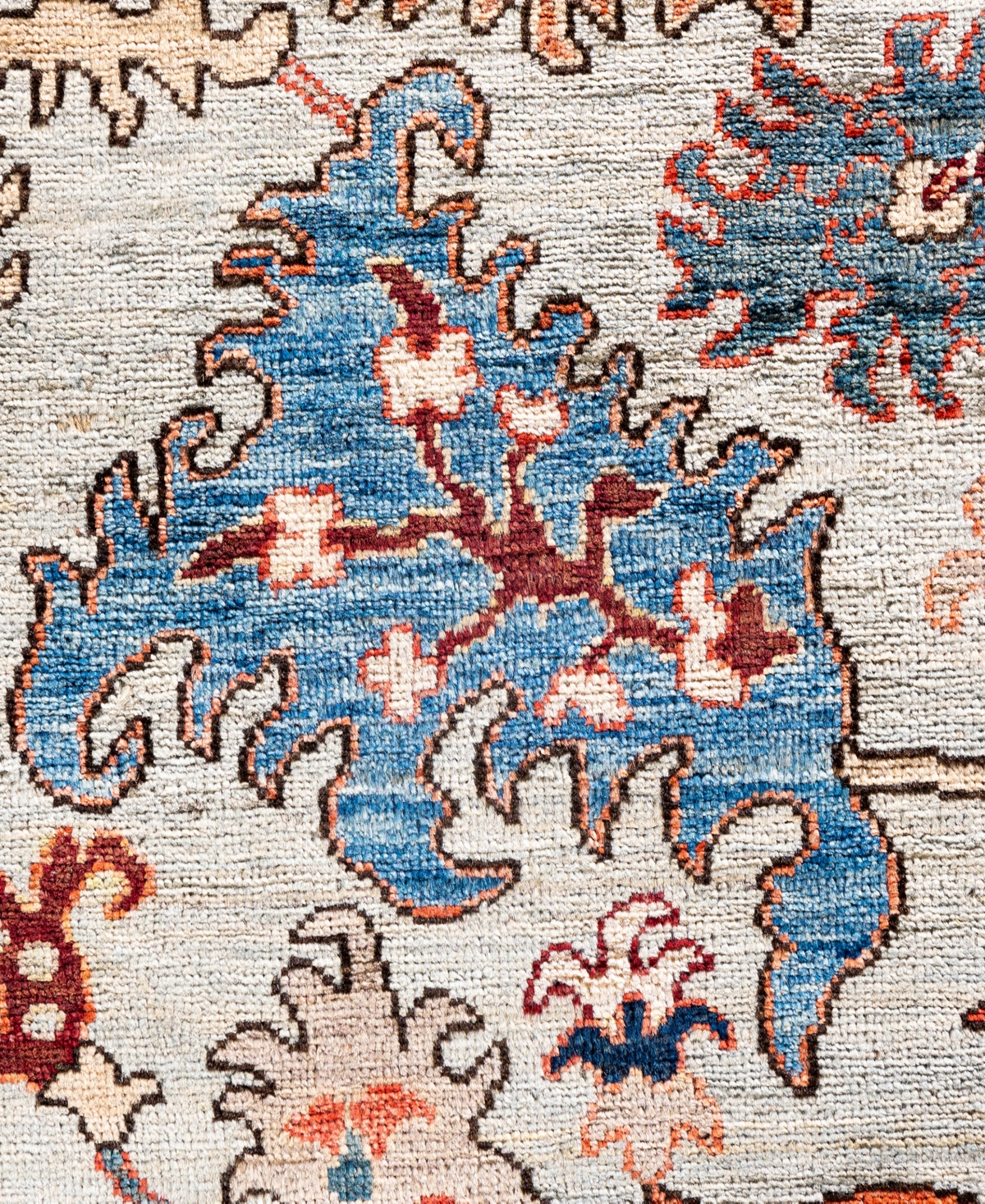 Adorn Hand Woven Rugs Serapi M0103-137 9'1"x12'1" Area Rug In Gray