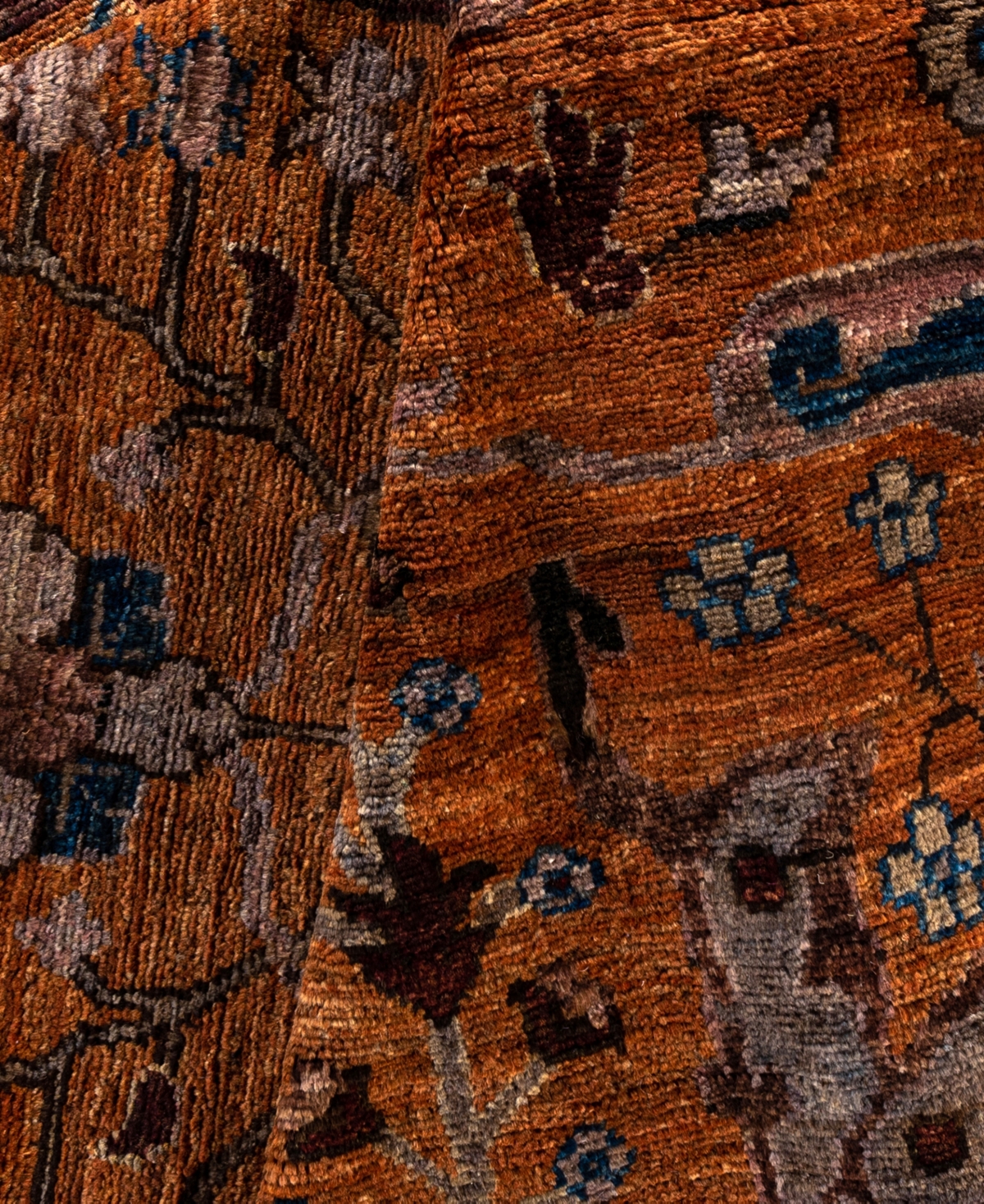 Adorn Hand Woven Rugs Serapi M0103-138 8'11"x12' Area Rug In Brown