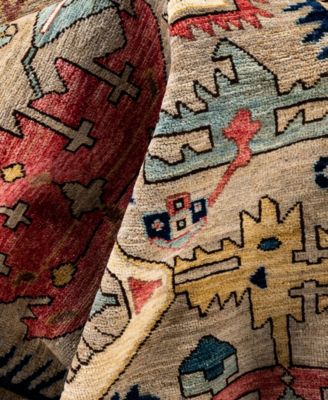 Adorn Hand Woven Rugs Serapi M0103 143 Rug Collection In Sand