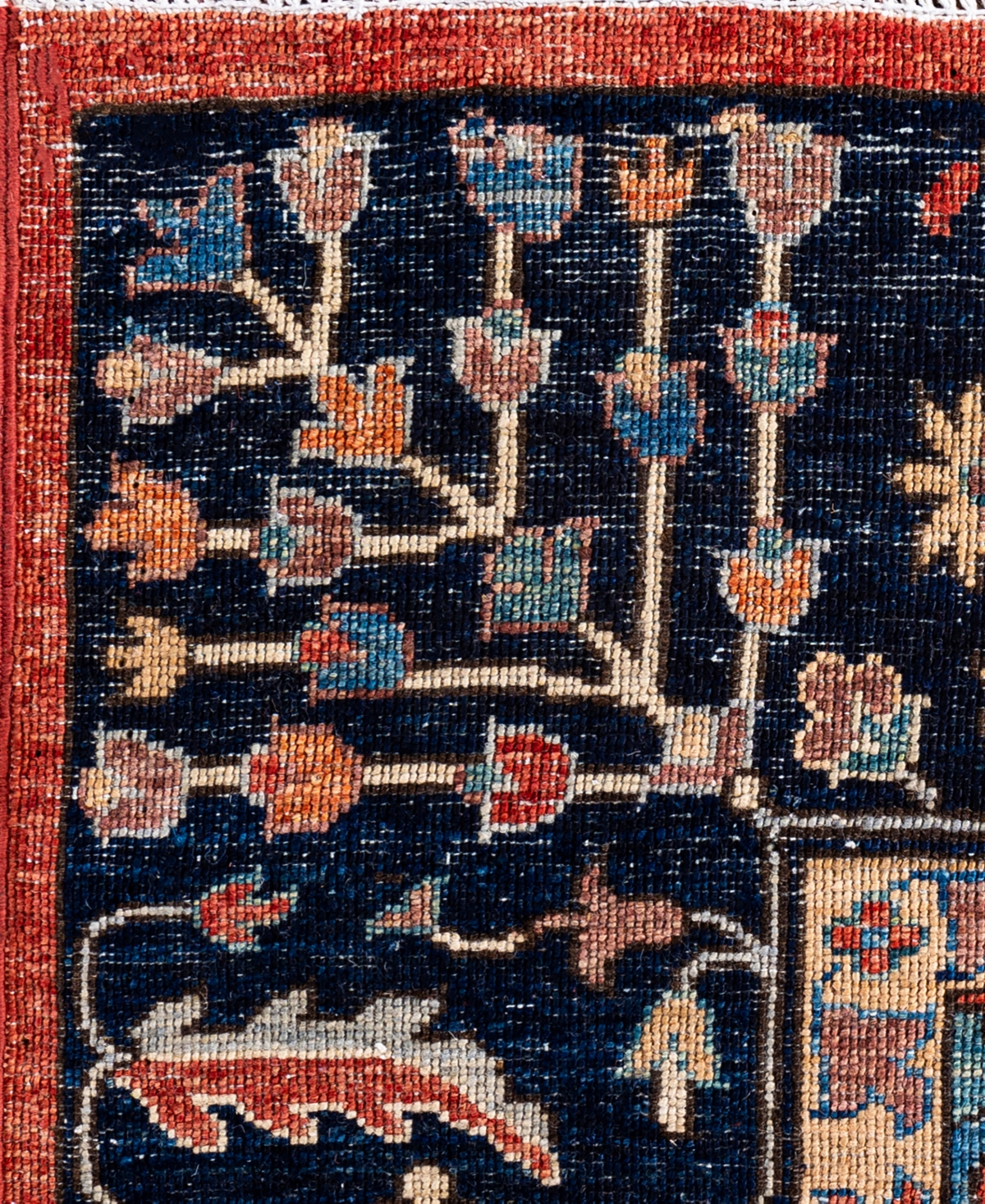 Adorn Hand Woven Rugs Serapi M0103-145 9'x11'9" Area Rug In Red