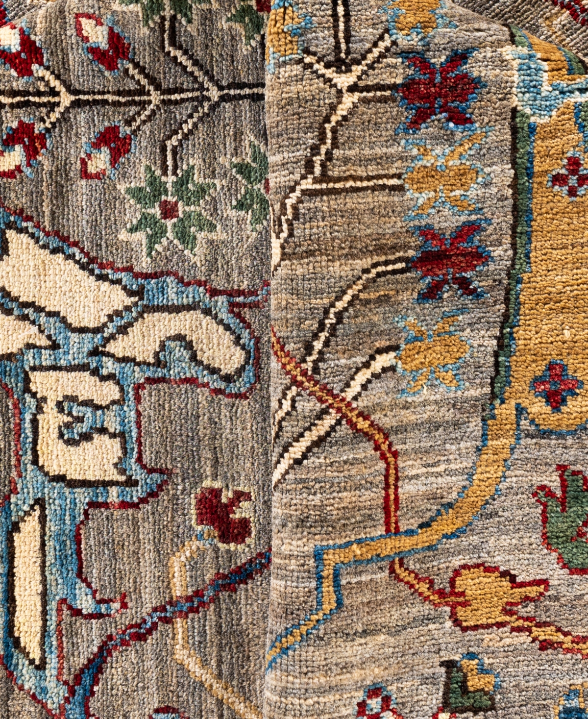 Adorn Hand Woven Rugs Serapi M0103-148 9'3"x11'11" Area Rug In Brown