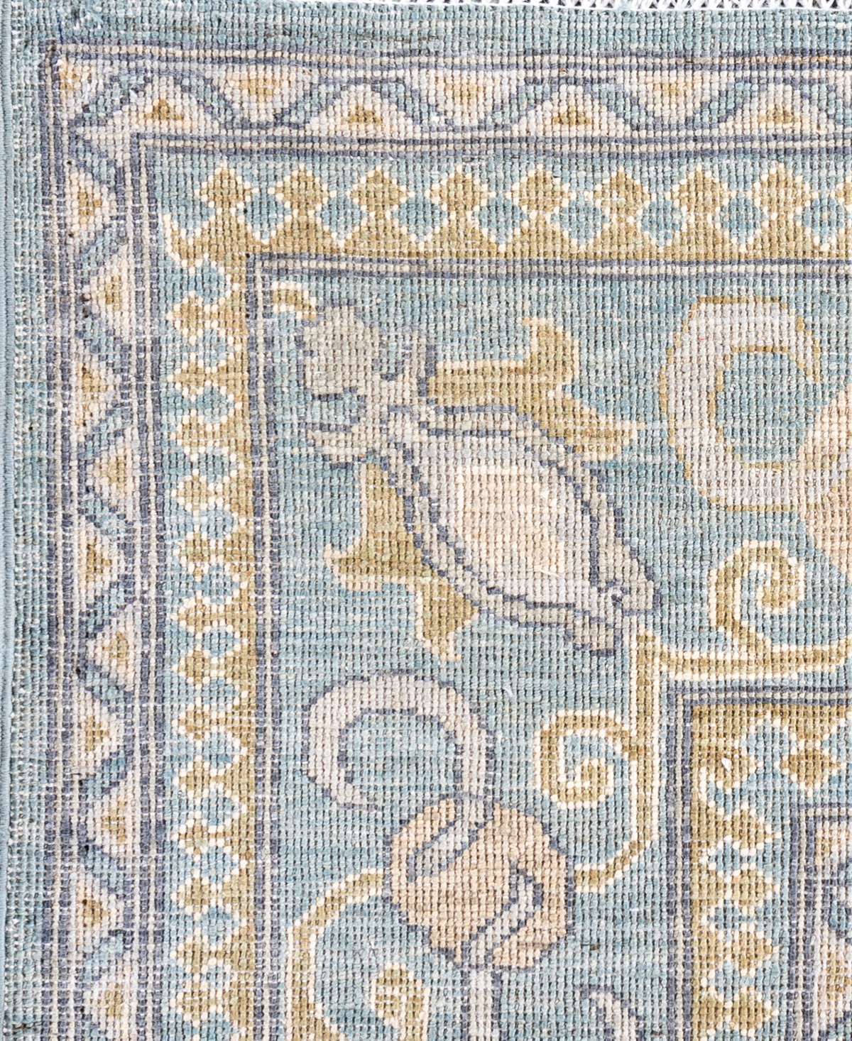 Adorn Hand Woven Rugs Serapi M0103-155 9'2"x12' Area Rug In Gray