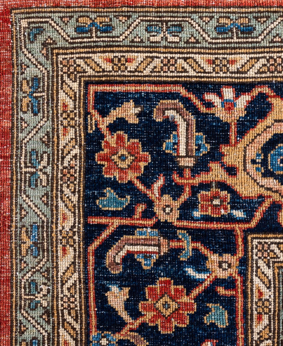 Adorn Hand Woven Rugs Serapi M0103-165 9'2"x11'10" Area Rug In Red