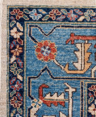 Adorn Hand Woven Rugs Serapi M0103 175 Rug Collection In White