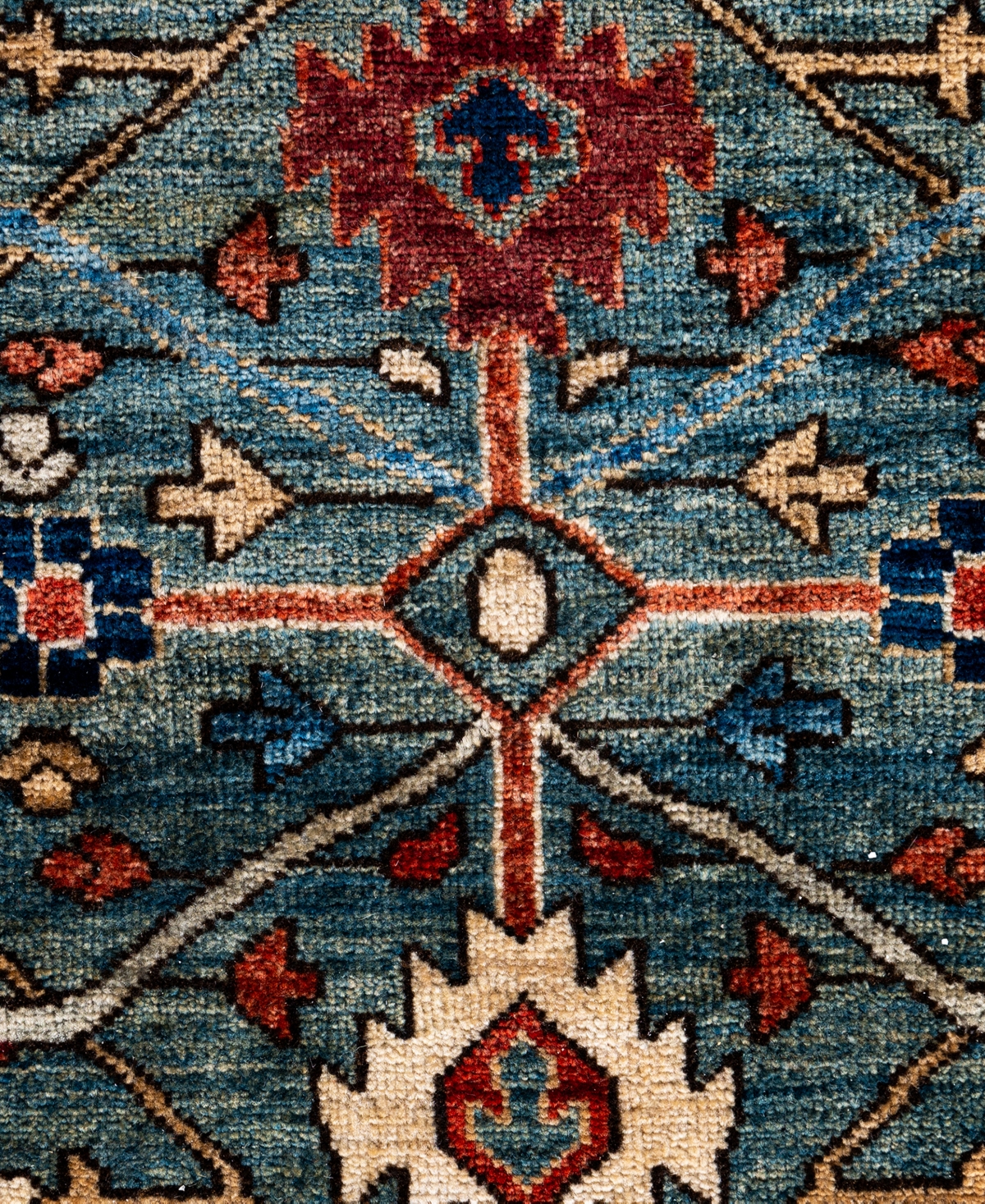 Adorn Hand Woven Rugs Serapi M0103-182 9'2"x12' Area Rug In Green