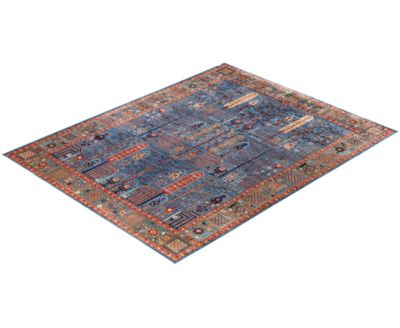 Adorn Hand Woven Rugs Serapi M0103 183 Rug Collection In Blue
