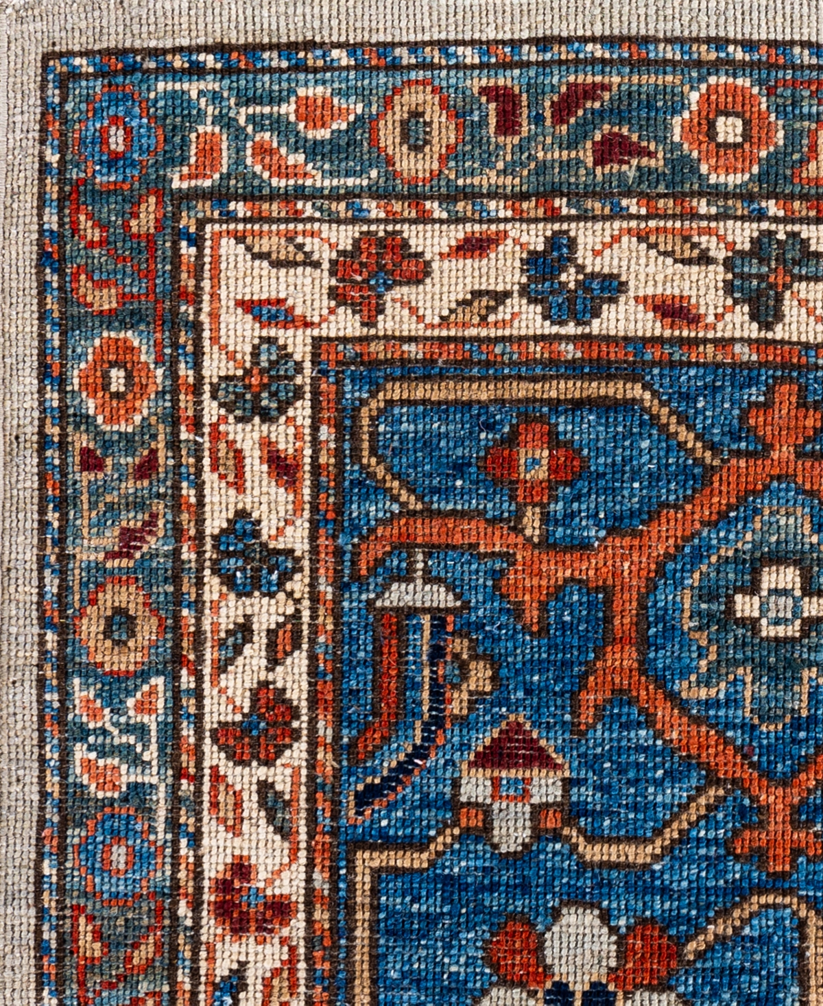 Adorn Hand Woven Rugs Serapi M0103-190 8'1"x9'11" Area Rug In Gray