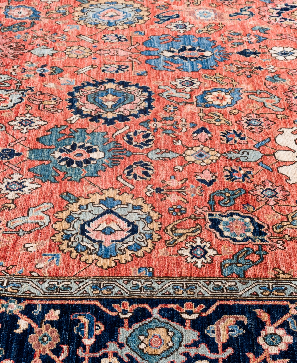 Adorn Hand Woven Rugs Serapi M0103-192 8'2"x9'10" Area Rug In Red
