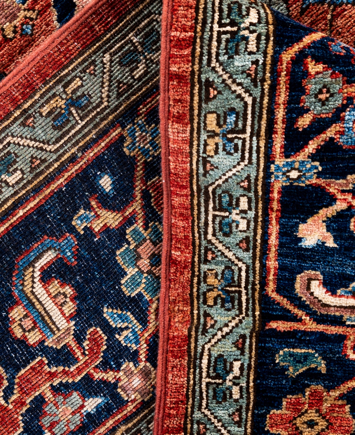 Adorn Hand Woven Rugs Serapi M0103-215 8'x10'1" Area Rug In Orange