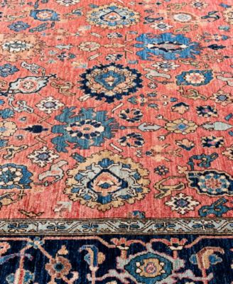 Adorn Hand Woven Rugs Serapi M0103 232 Rug Collection In Pink