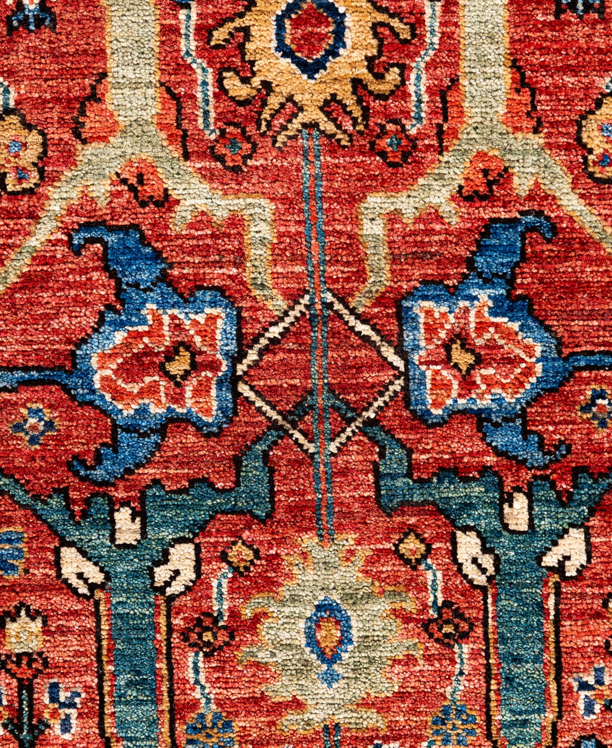 Adorn Hand Woven Rugs Serapi M0103-241 8'3"x10' Area Rug In Red