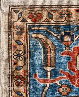Adorn Hand Woven Rugs Serapi M0103 244 Rug Collection In Gray