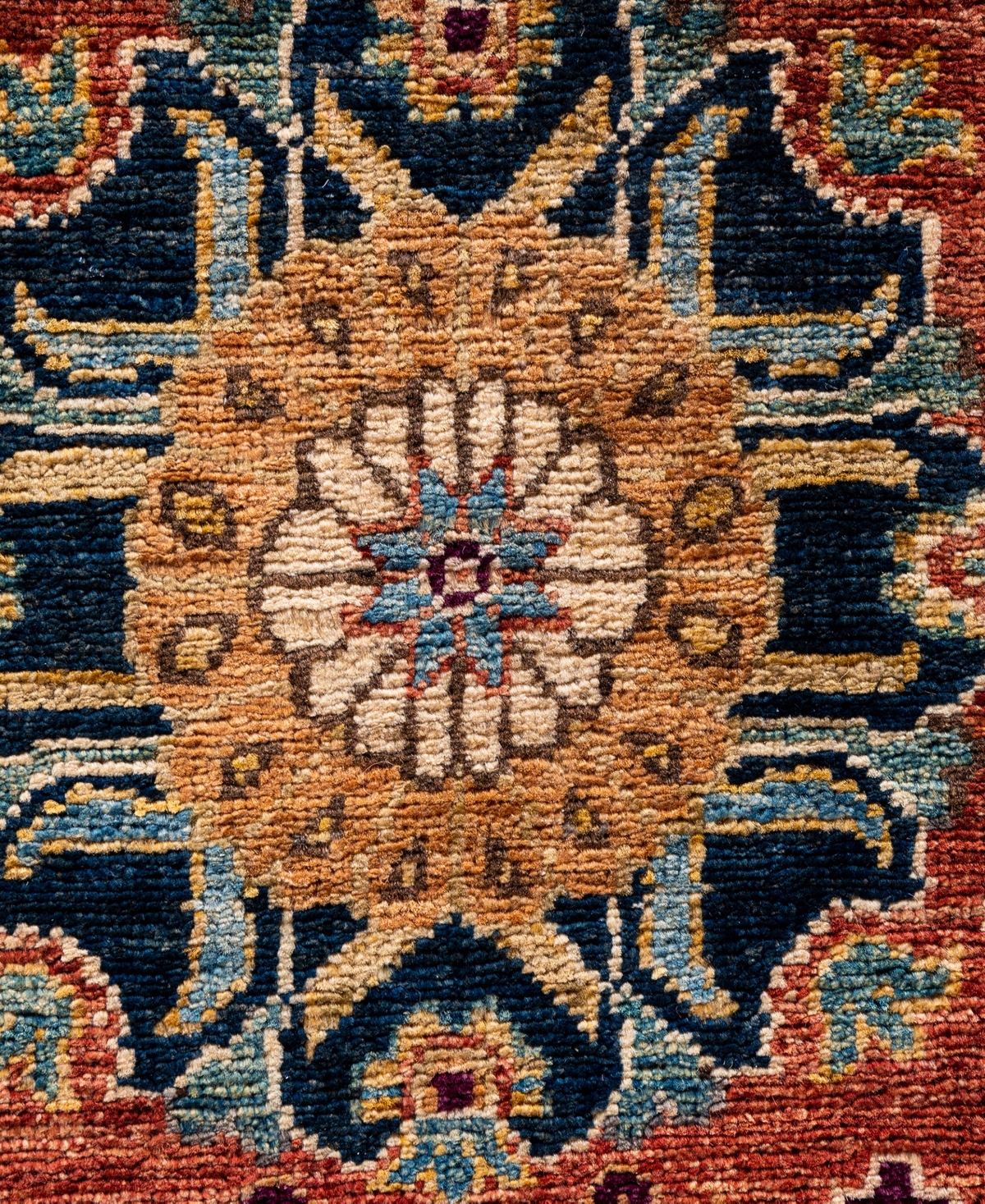 Adorn Hand Woven Rugs Serapi M0103-246 8'1"x10'1" Area Rug In Orange
