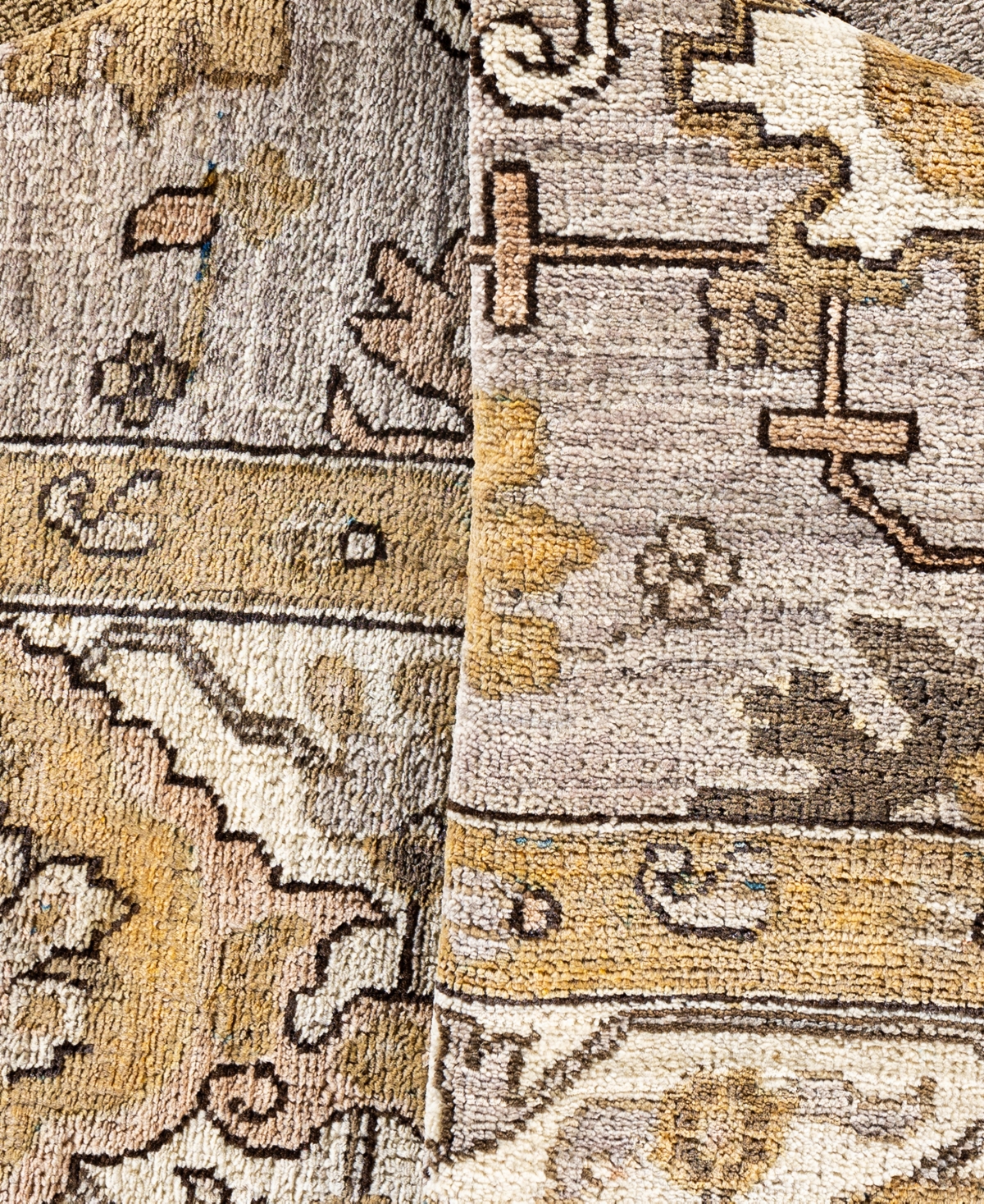 Adorn Hand Woven Rugs Serapi M0103-252 7'10"x9'9" Area Rug In Gray