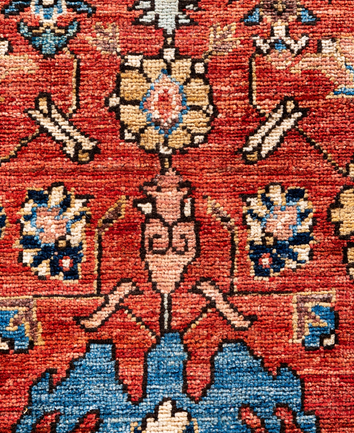 Adorn Hand Woven Rugs Serapi M0103-261 8'2"x10'3" Area Rug In Red