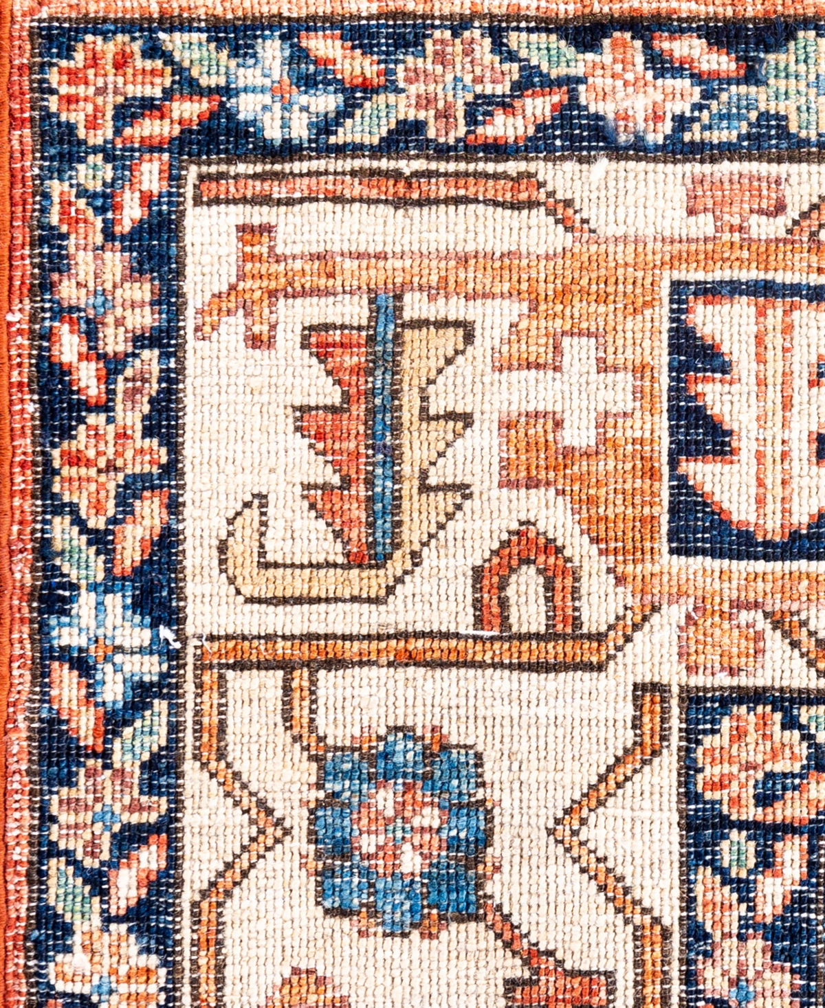 Adorn Hand Woven Rugs Serapi M0103-279 8'1"x10'3" Area Rug In Orange