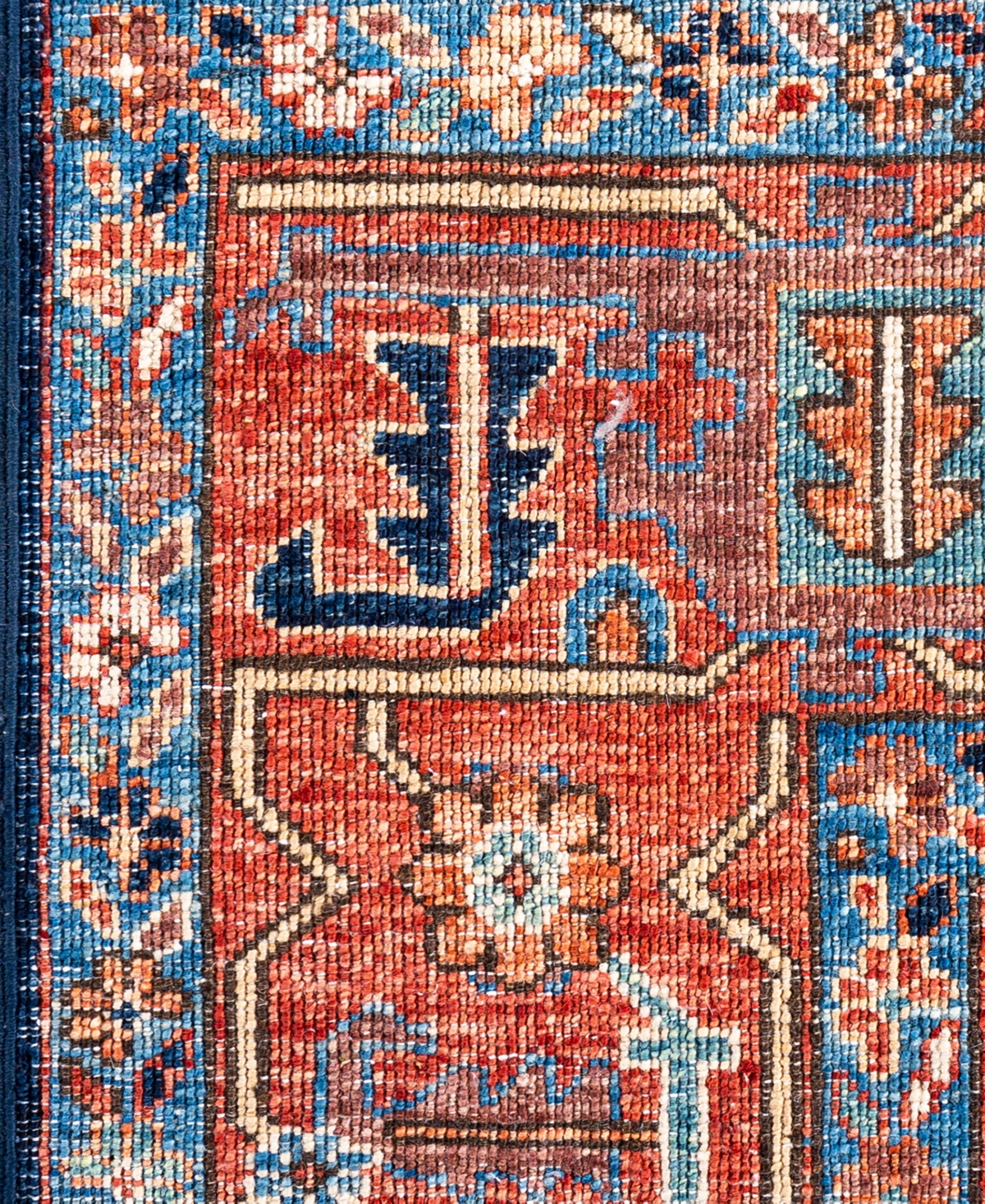 Adorn Hand Woven Rugs Serapi M0103-284 8'2"x10'2" Area Rug In Blue