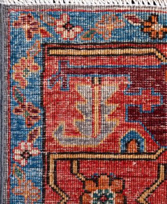 Adorn Hand Woven Rugs Serapi M0103 289 Rug Collection In Gray