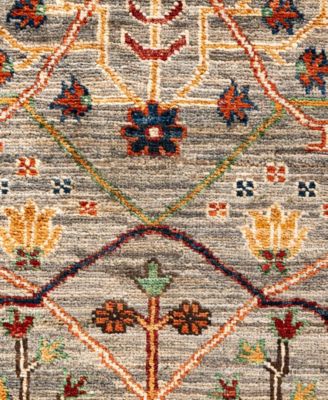 Adorn Hand Woven Rugs Serapi M0103 291 Rug Collection In Brown