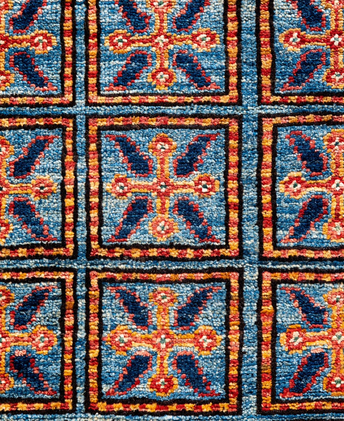 Adorn Hand Woven Rugs Serapi M0103-296 4'x5'11" Area Rug In Blue