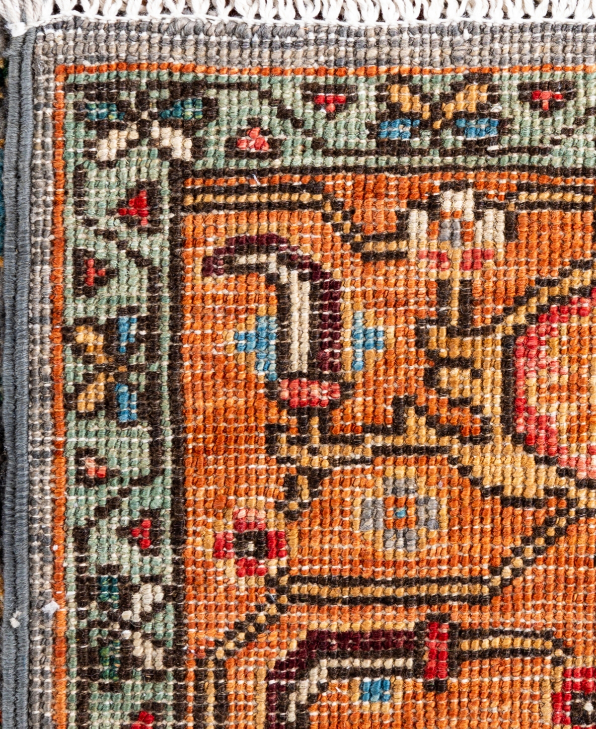 Adorn Hand Woven Rugs Serapi M0103-299 4'3"x5'10" Area Rug In Gray