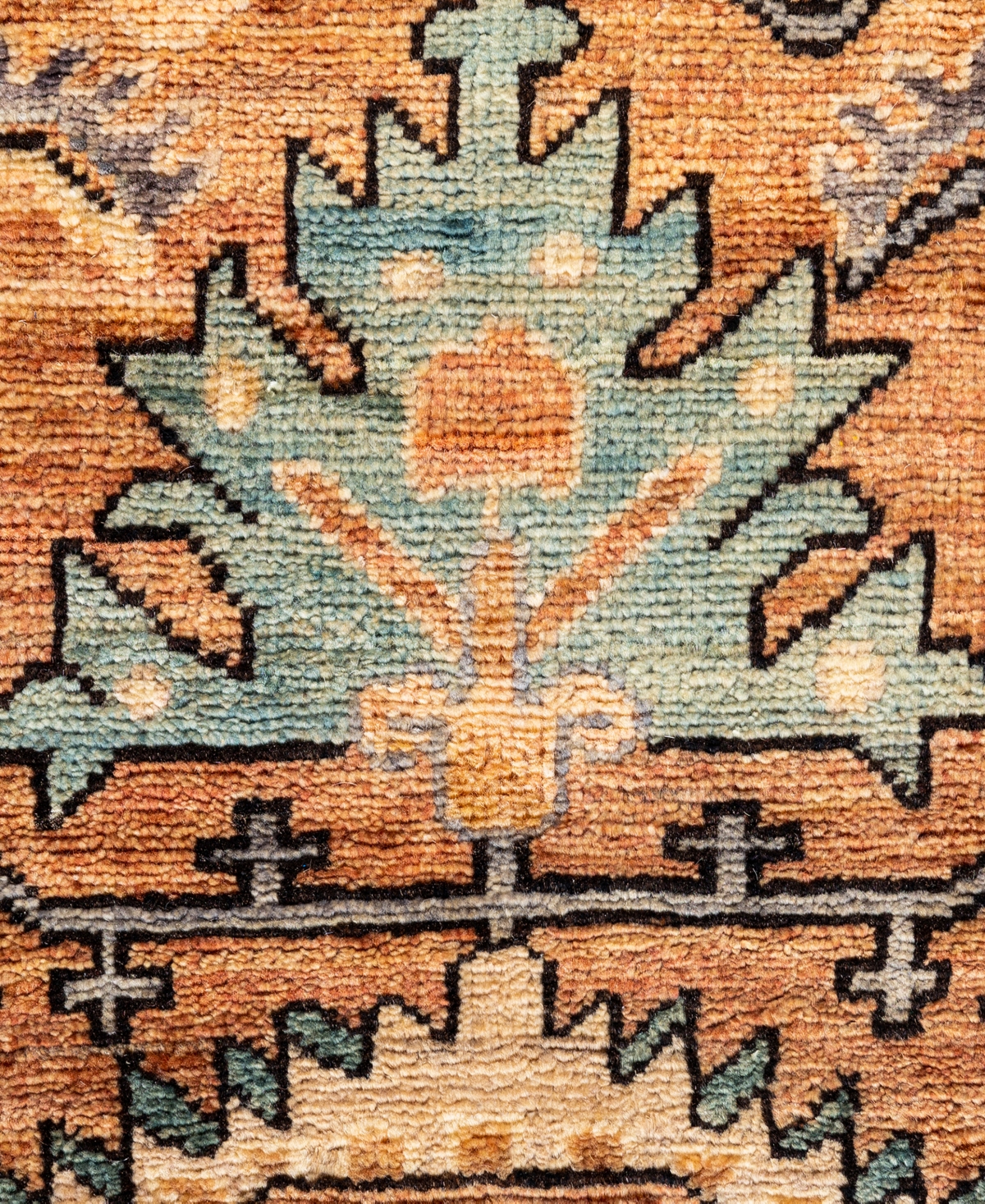 Adorn Hand Woven Rugs Serapi M0103-311 4'2"x5'10" Area Rug In Orange
