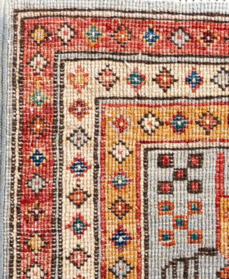 Adorn Hand Woven Rugs Serapi M0103 319 Rug Collection In Gray