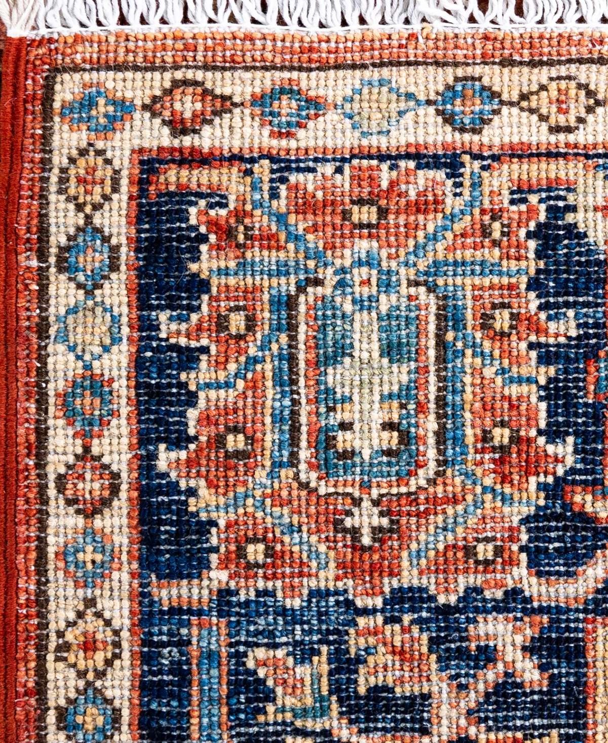 Adorn Hand Woven Rugs Serapi M0103-324 4'2"x5'8" Area Rug In Red