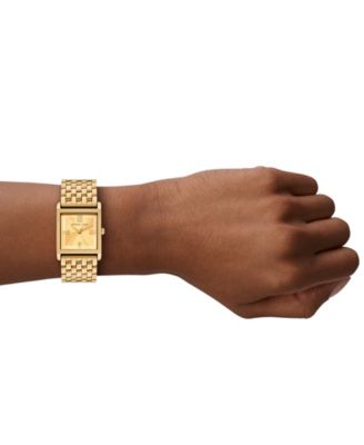 Women's&nbsp;Georgie Three-Hand Gold-Tone Stainless Steel Watch, 27mm