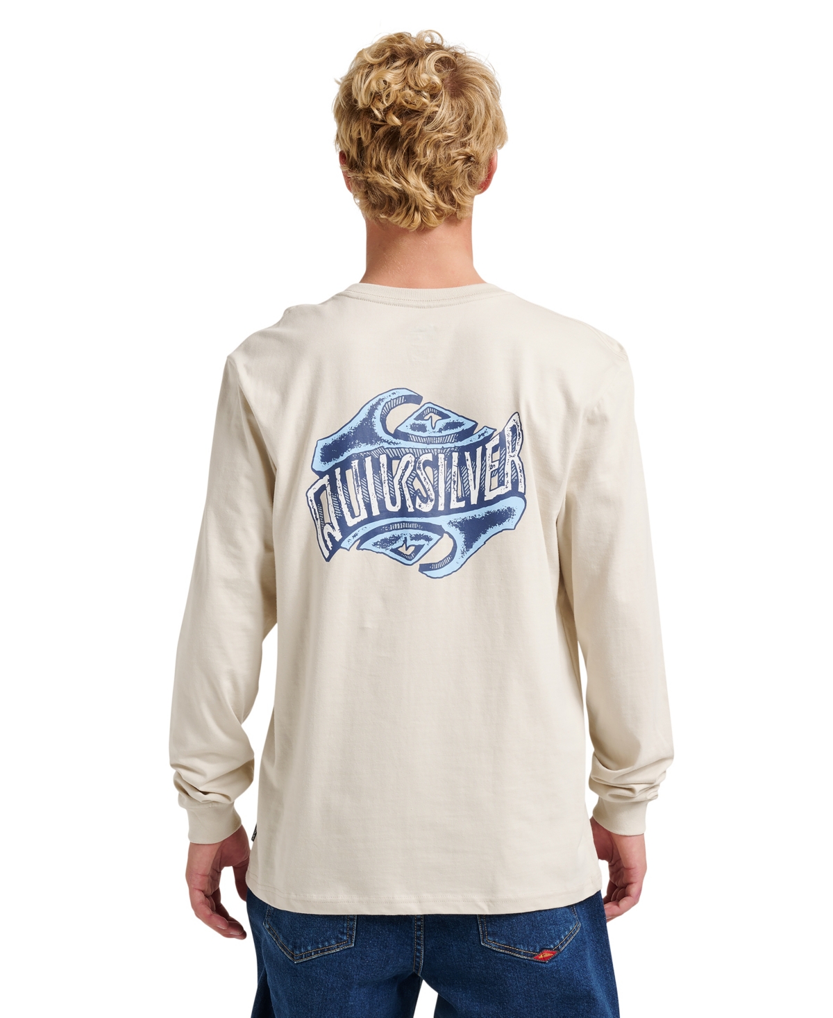 Quiksilver Men's Heat Long Sleeve T-shirt In Gray
