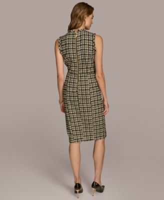 Women's Tweed Sleeveless Dress