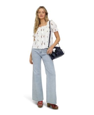 Women's Wild Garden Floral Blouse