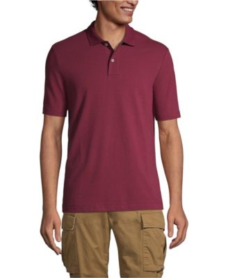 Men's Short Sleeve Basic Mesh Polo Shirt