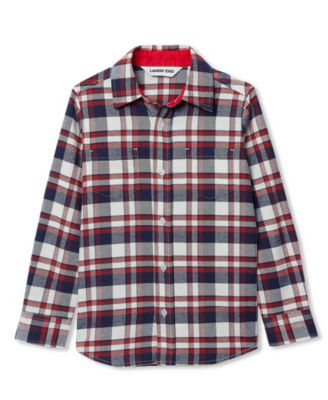 Kids Long Sleeve Flannel Shirt