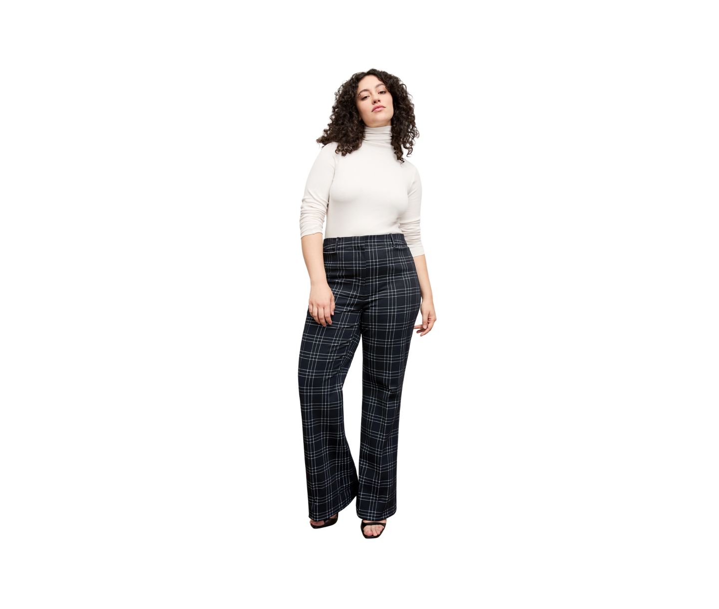 Женский топ M.M.LaFleur Axam Layering Turtleneck - Ribbed Pima Cotton, цвет: Слоновая кость — фото 4
