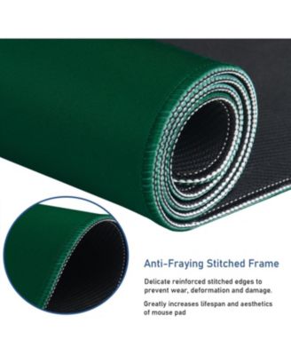 Large Extended Gaming Mouse Pad with Stitched Edges, (31.5X15.7In) Durable Non-Slip Natural Rubber Base, Waterproof Mat for Gamer/Desktop/Office