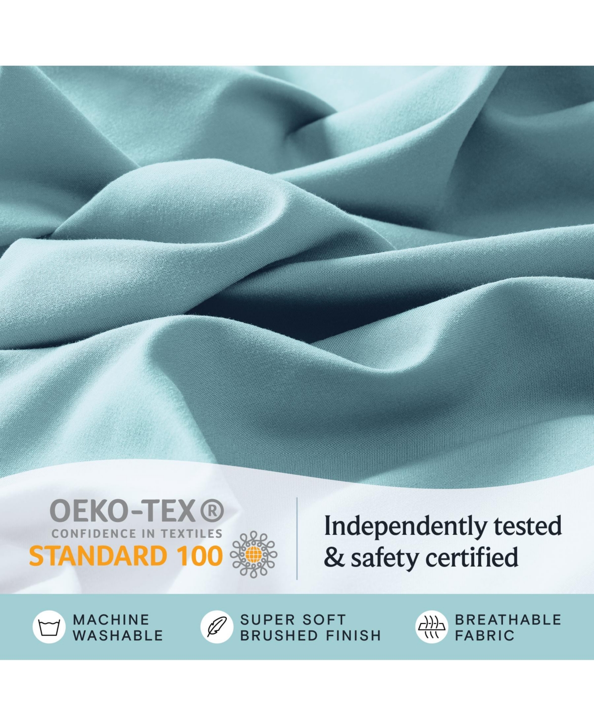 4PC Silky Soft Cooling Deep Pocket Performance Sheet Set