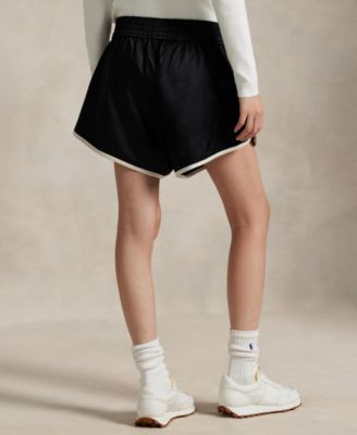 Women's Elastic Waist Logo Detail Shorts