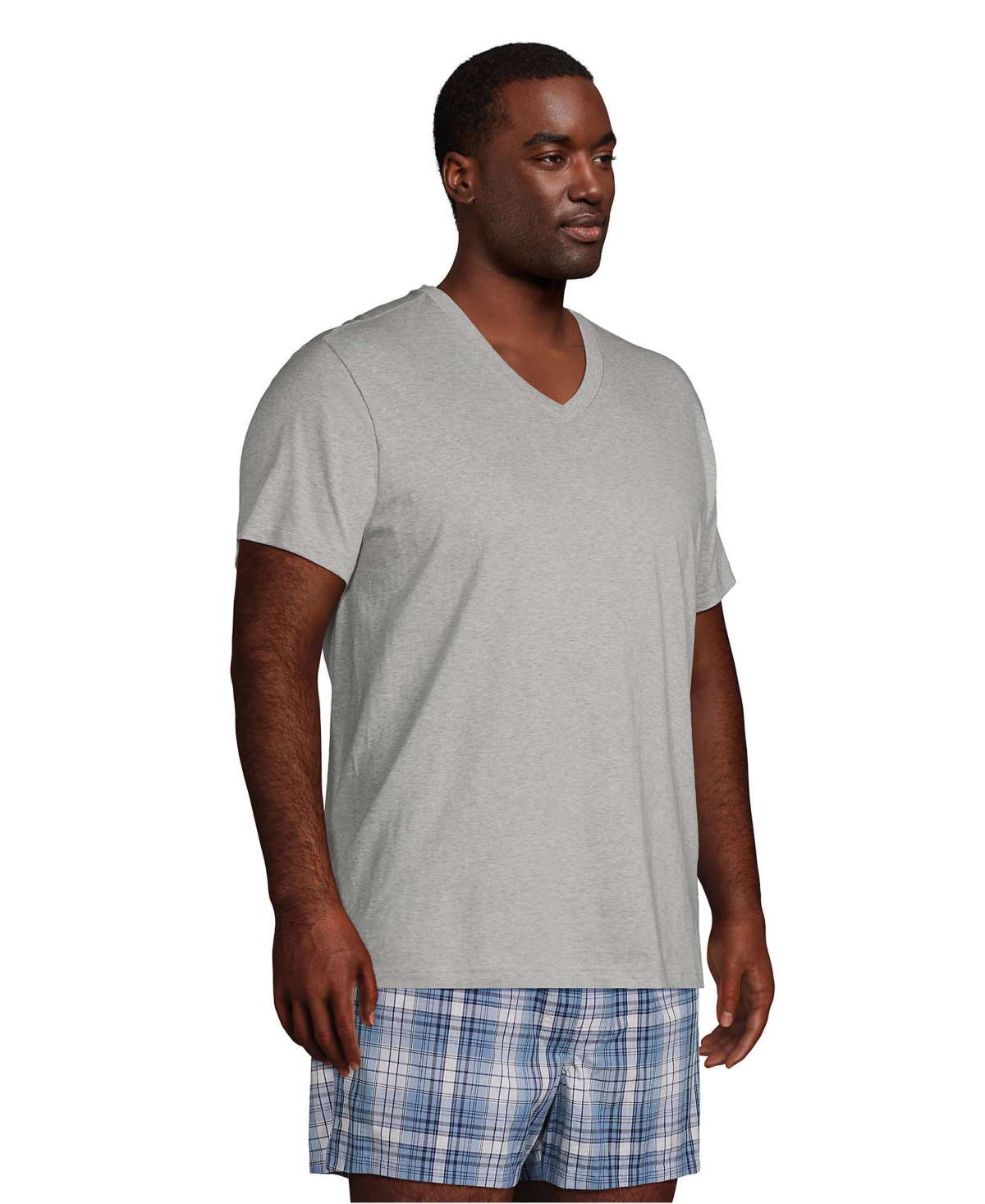 Lands' End Big & Tall V-Neck Undershirt 3 Pack