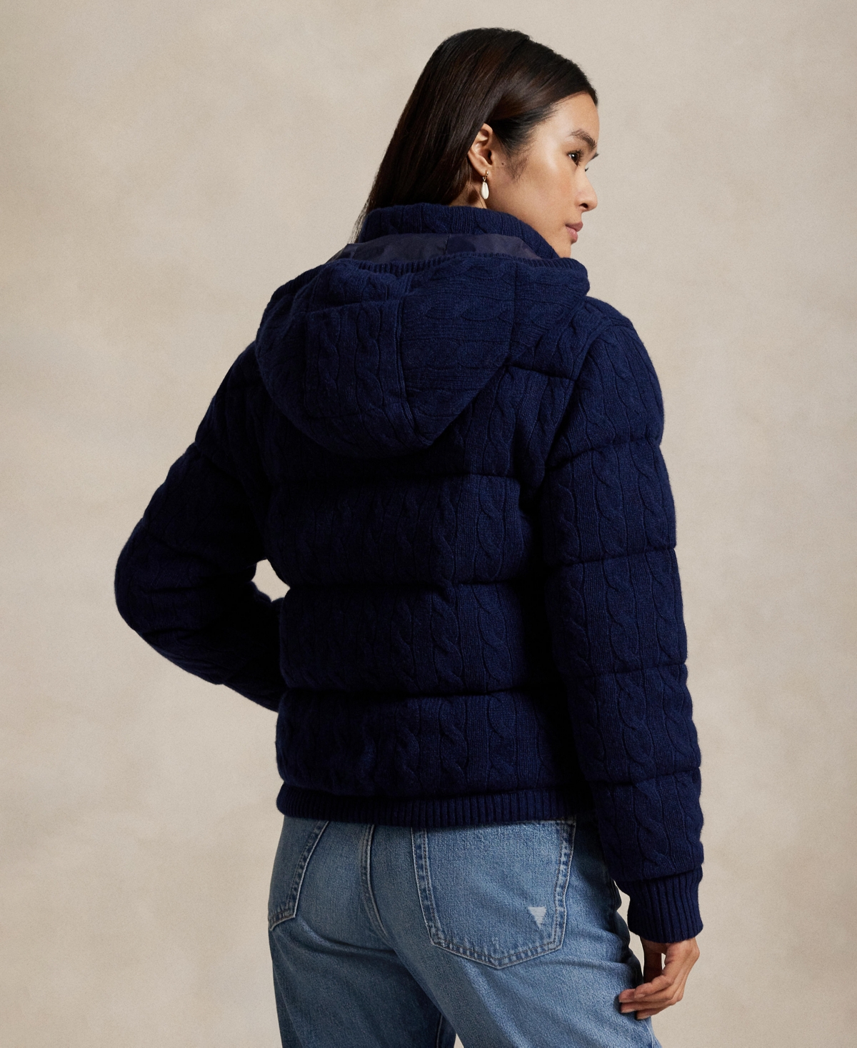 Polo Ralph Lauren Women's Hooded Quilt Jacket In Blue